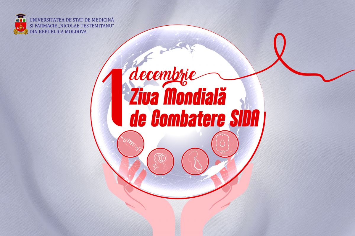 1 decembrie – Ziua Mondială de combatere a SIDA 