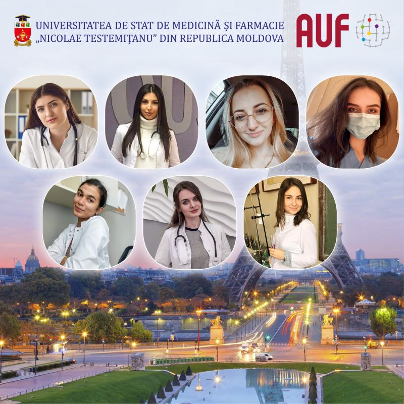 studenți în mobilitate AUF